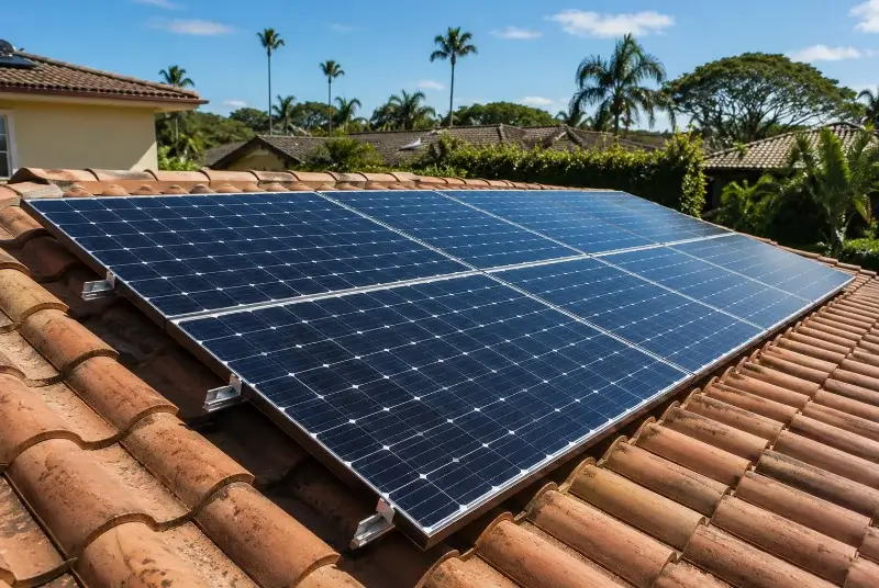 Installation de panneaux solaires à Martignat